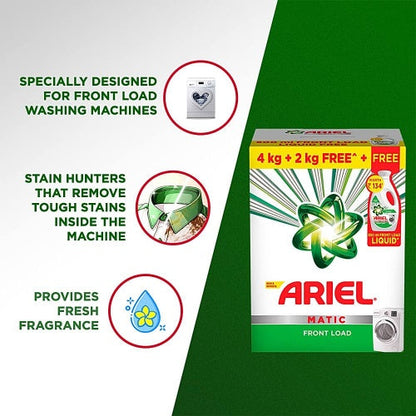 Ariel Matic Front Load Detergent 6 kg (powder)