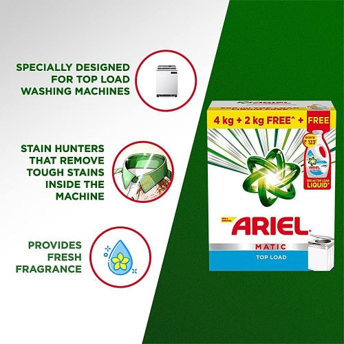 Ariel Matic Top Load Detergent 6 kg (powder)