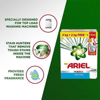Ariel Matic Top Load Detergent 6 kg (powder)
