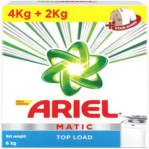 Ariel Matic Top Load Detergent 6 Kg (Powder)