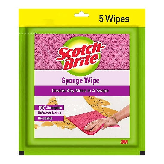 Scotch Brite Sponge Wipe Big Super Save Pack 1 pc