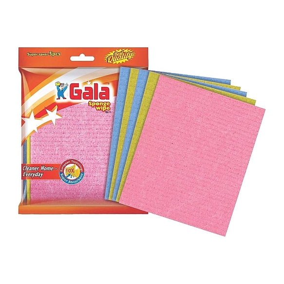 Gala Sponge Wipe 5 pcs