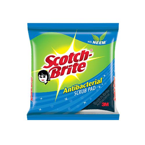 Scotch Brite Antibacterial Scrub Pad Scrub Pad 3 Pcs (2.75X4)