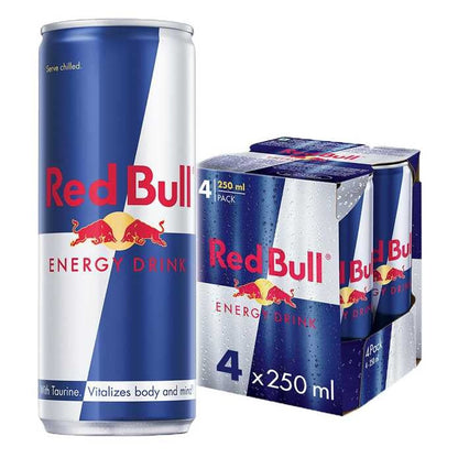 Red Bull Energy Drink Can 4x250 ml