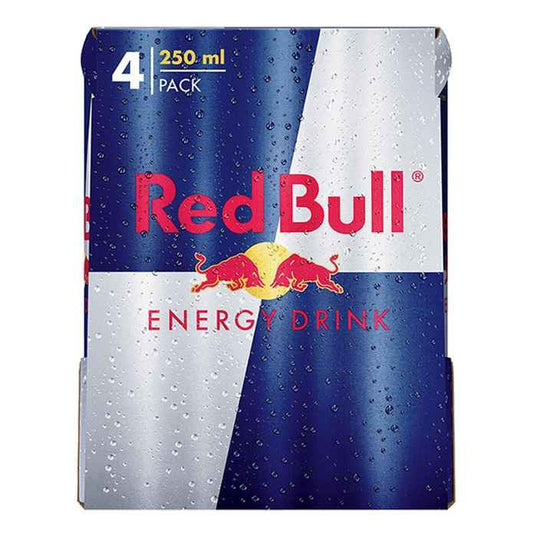 Red Bull Energy Drink Can 4x250 ml
