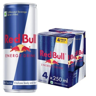 Red Bull Energy Drink Can 4X250 Ml