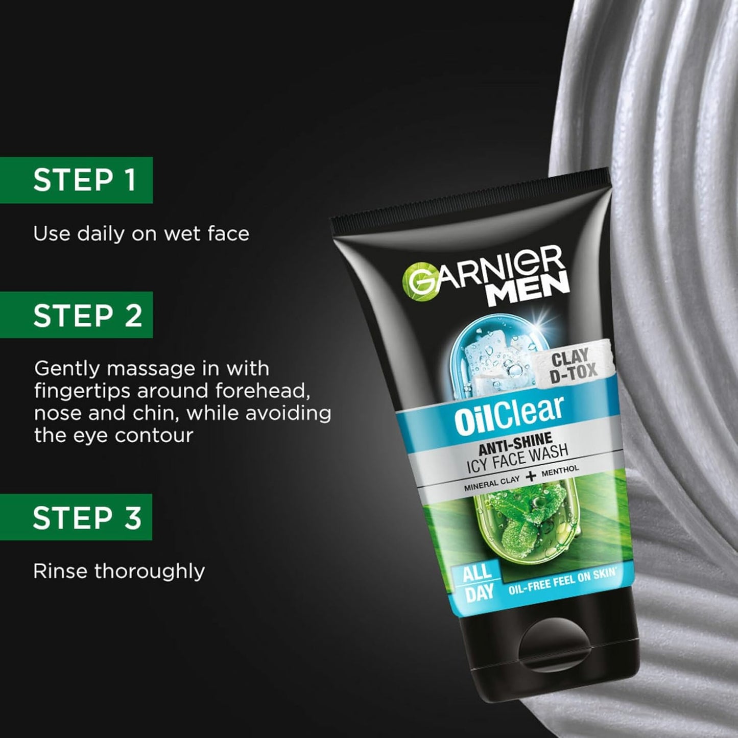 Garnier Men Oil Clear Face Wash 100 g