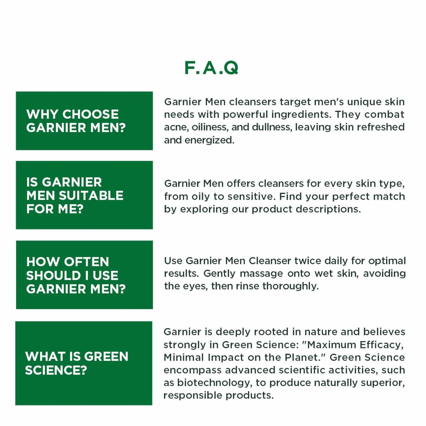 Garnier Men Oil Clear Face Wash 100 g