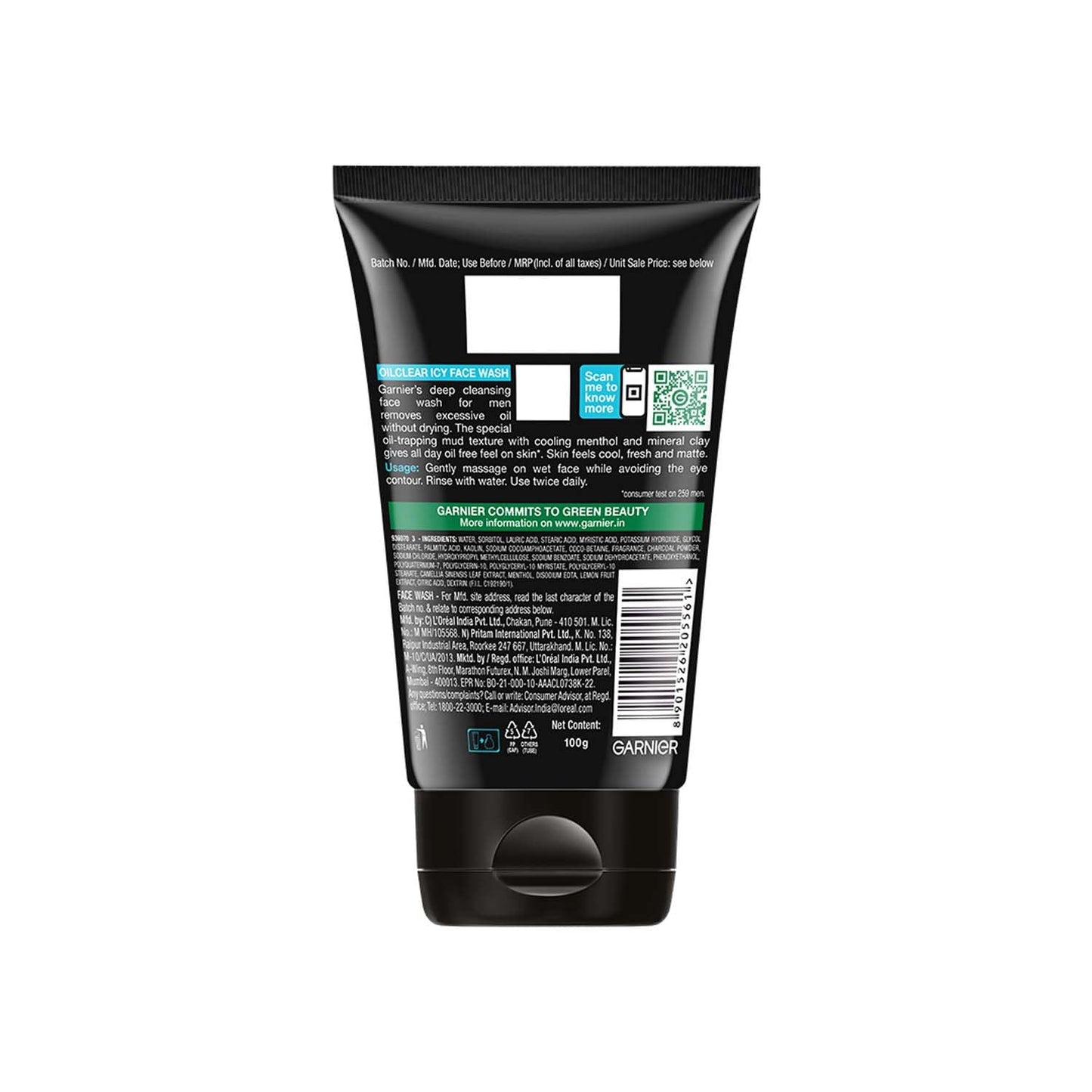 Garnier Men Oil Clear Face Wash 100 g