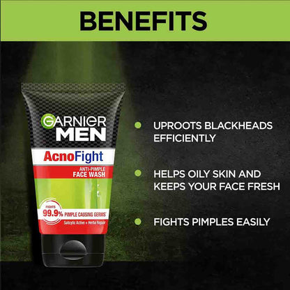 Garnier Men Acno Fight Face Wash 100 ml