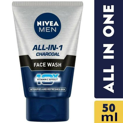 Nivea Men All In 1 Charcoal Face Wash 50 g