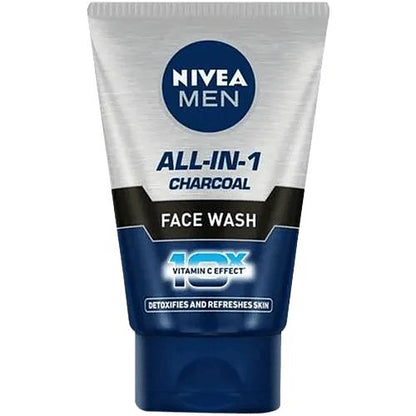 Nivea Men All In 1 Charcoal Face Wash 100 gm