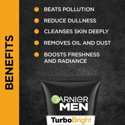 Garnier Men Powerwhite Duo Face Wash 100 g