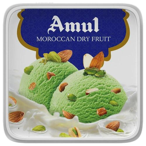 Amul Moroccan Dryfruit Icecream 1 Ltr (Party Pack)