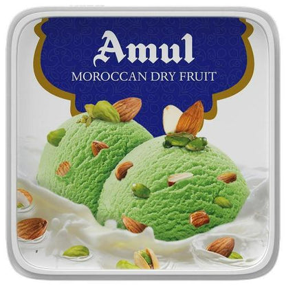 Amul Moroccan Dryfruit Icecream 1 Ltr (Party Pack)