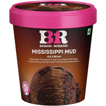 Baskin Robbins Mississippi Mud Ice Cream 500 ml