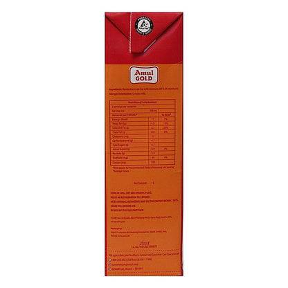 Amul Gold Milk Tetrapack 1 ltr