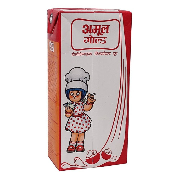 Amul Gold Milk Tetrapack 1 ltr