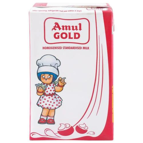 Amul Gold Milk Tetrapack 1 ltr