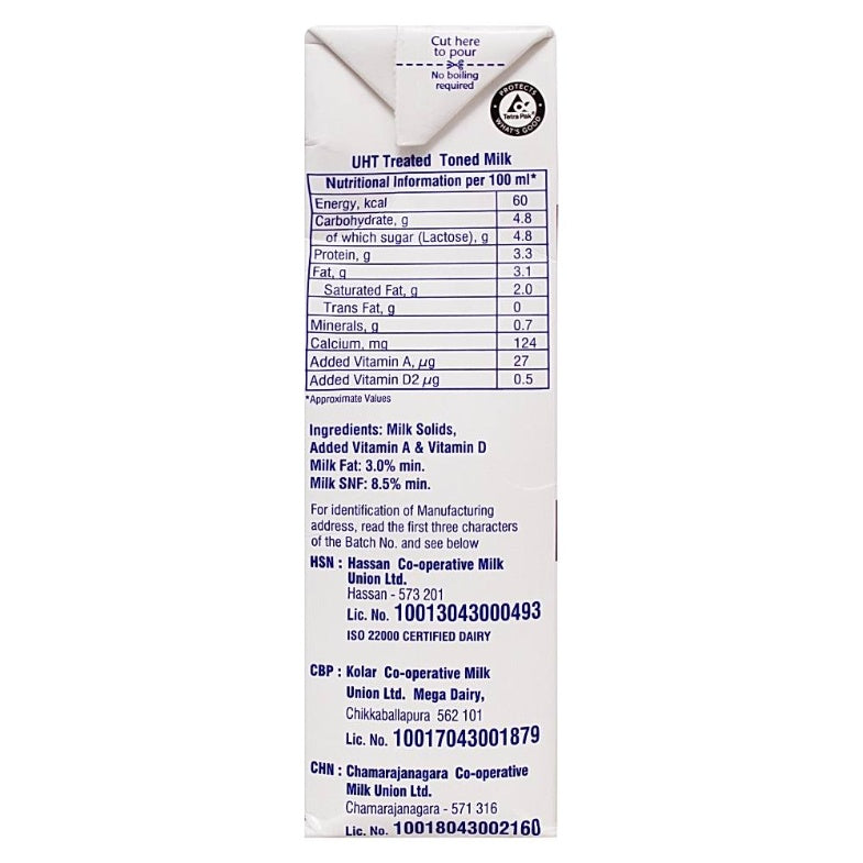 Nandini Goodlife Milk Tetrapack 1 ltr