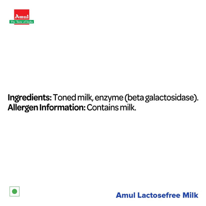 Amul Lactose Free Milk 250 ml