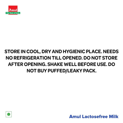 Amul Lactose Free Milk 250 ml