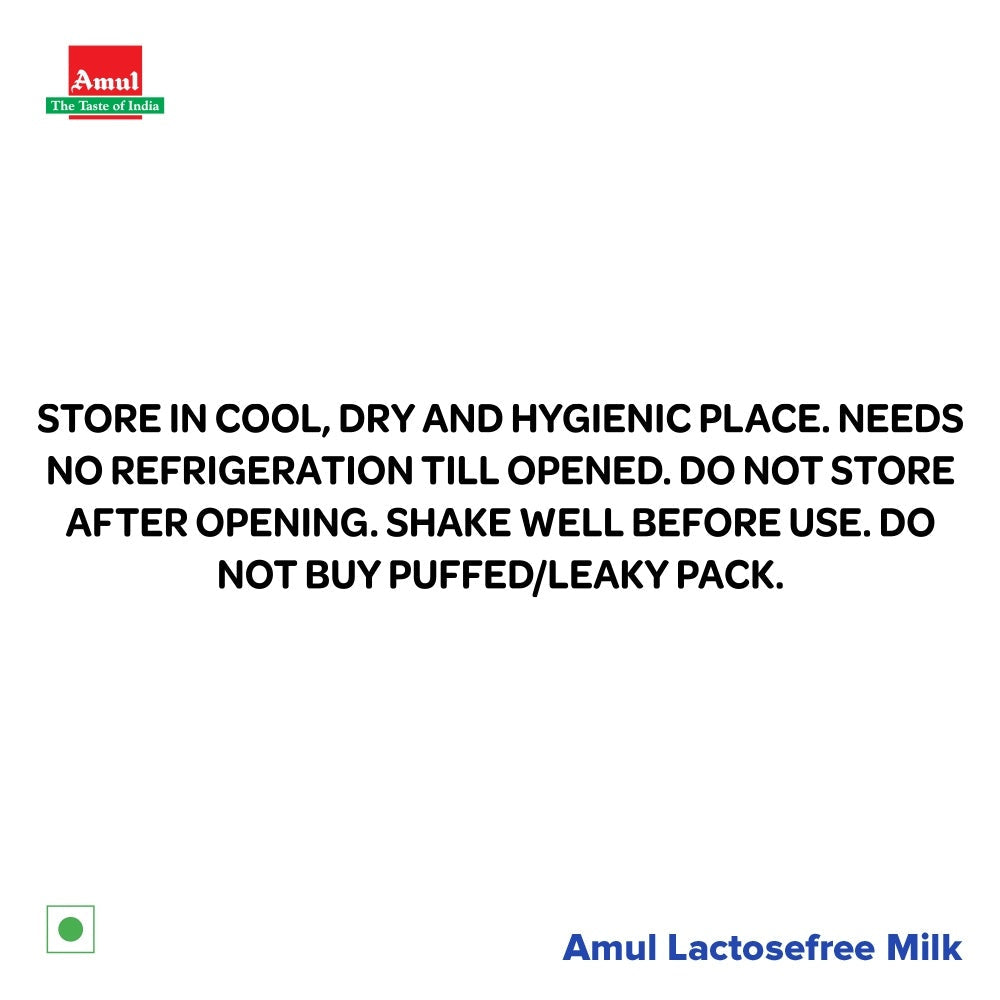 Amul Lactose Free Milk 250 ml