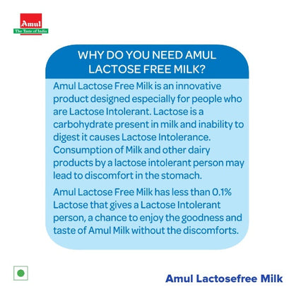 Amul Lactose Free Milk 250 ml