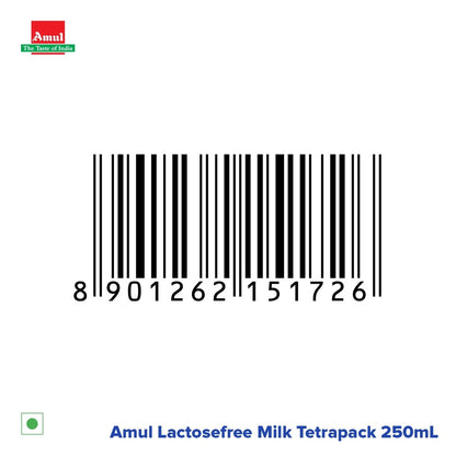 Amul Lactose Free Milk 250 ml