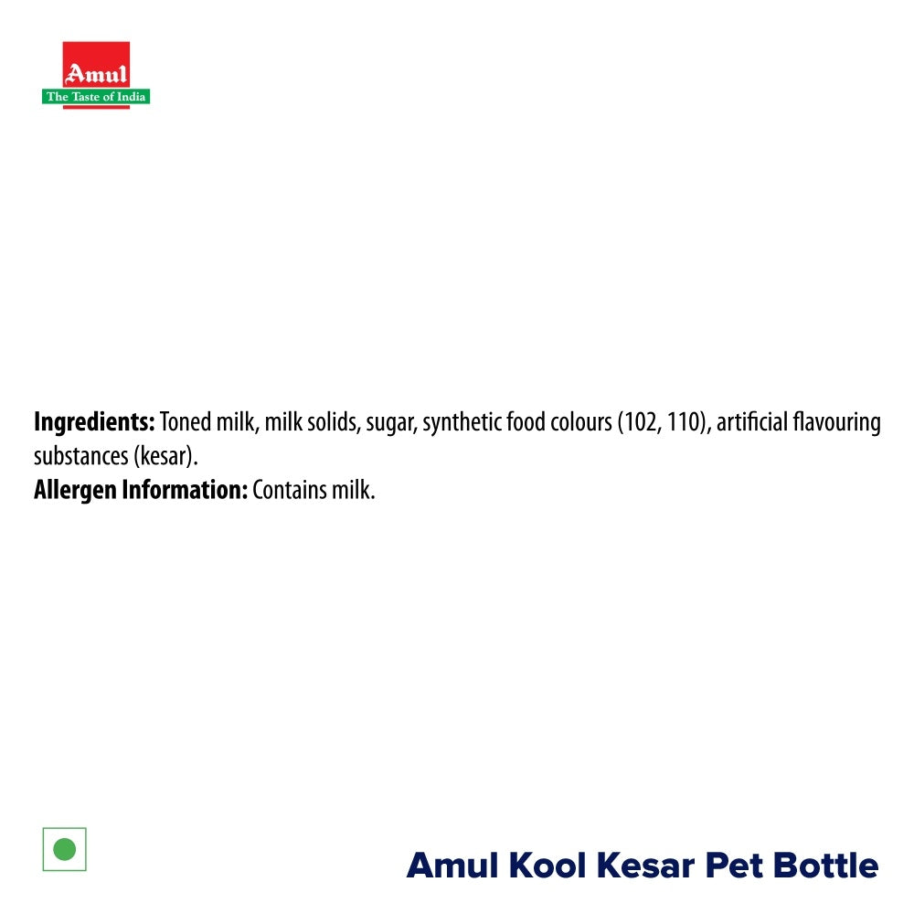 Amul Kool Kesar Flavoured Milk 180 ml