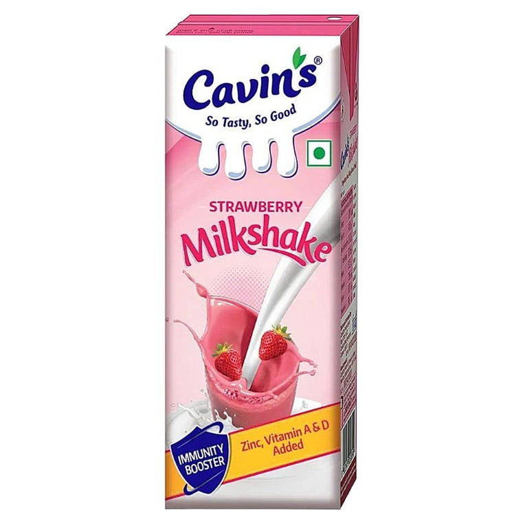 Cavin'S Milkshake Strawberry 180 ml