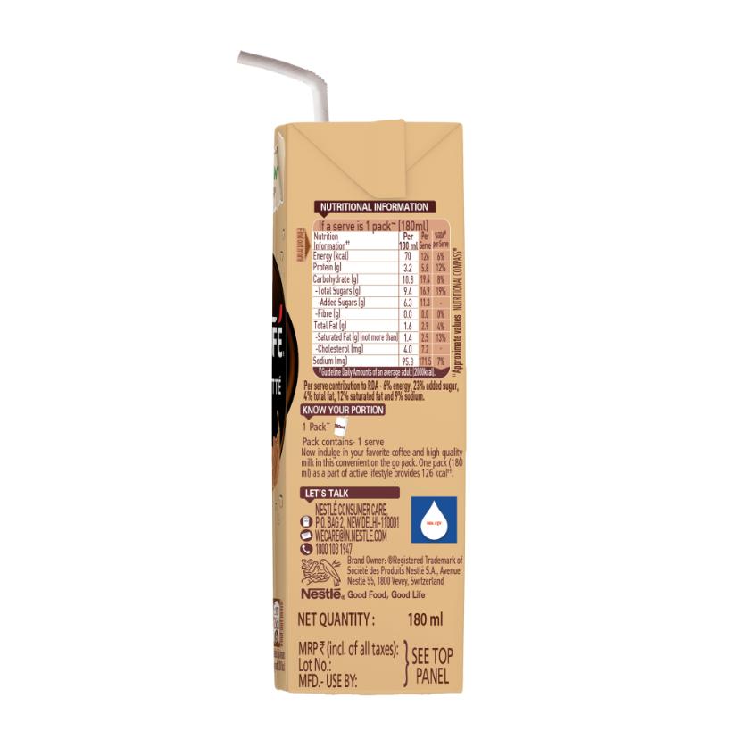 Nescafe Ice Latte Tetrapack 180 ml