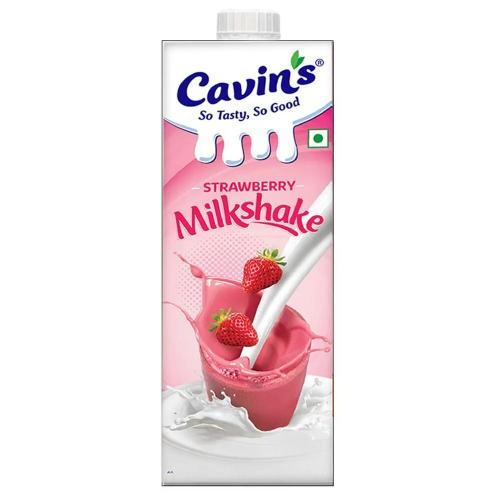 Cavin'S Milkshake Strawberry 1 ltr