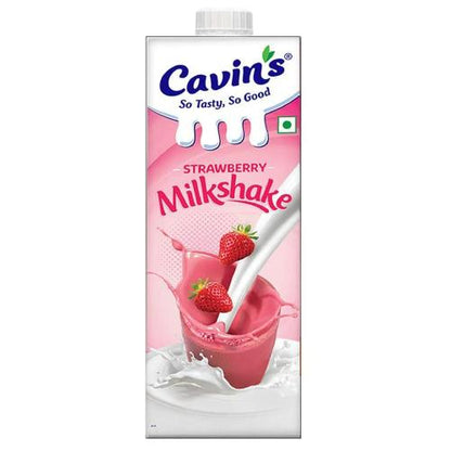 Cavin'S Milkshake Strawberry 1 ltr