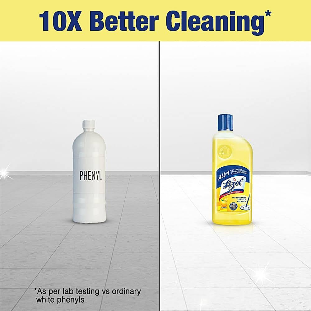 Lizol Citrus Floor Cleaner 975 ml