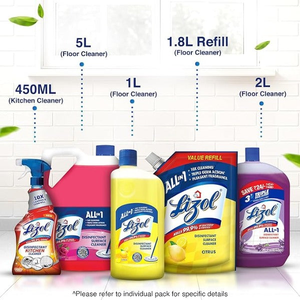 Lizol Citrus Floor Cleaner 2 ltr
