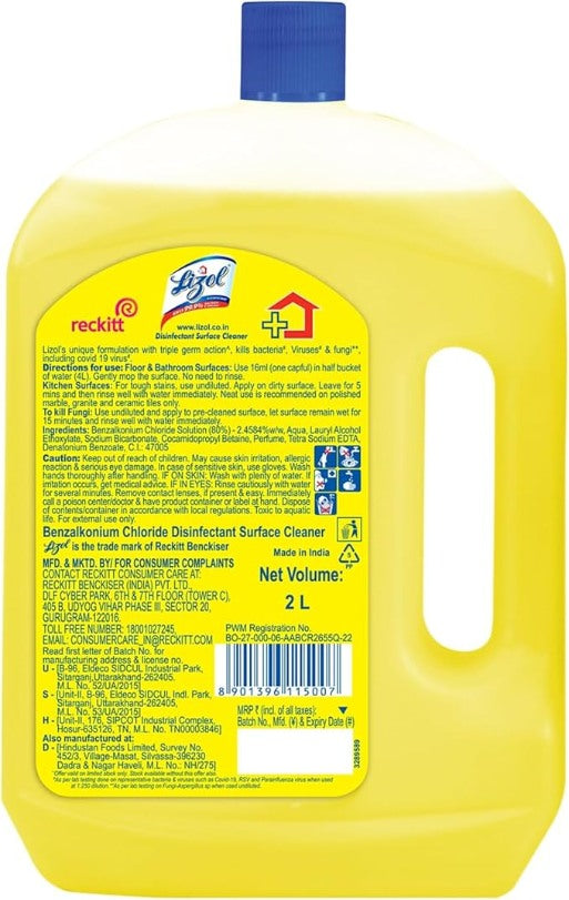 Lizol Citrus Floor Cleaner 2 ltr