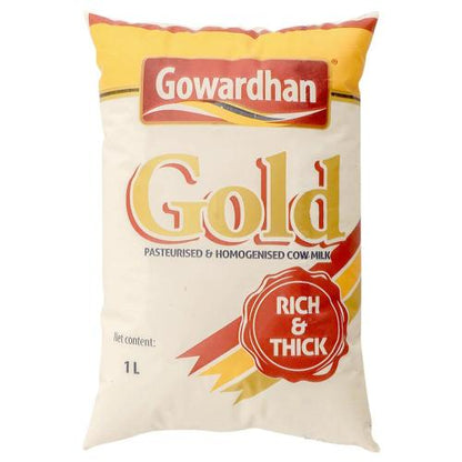 Gowardhan Gold Cow Milk Pouch 1 Ltr