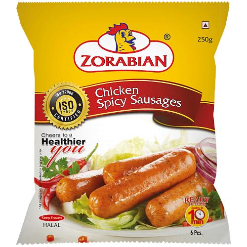 Zorabian Chicken Spicy Sausages 250 g