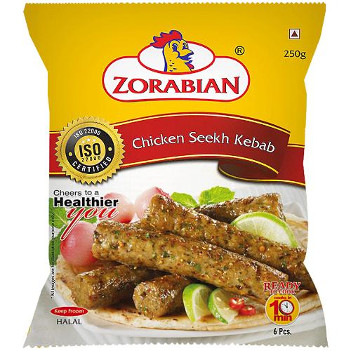 Zorabian Chicken Sheek Kabab 250 Gm