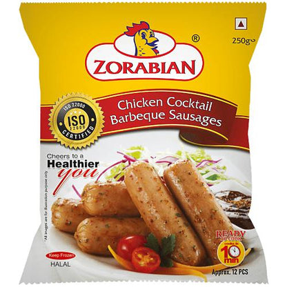 Zorabian Chicken Cocktail Barbeque Sausage 250 gm