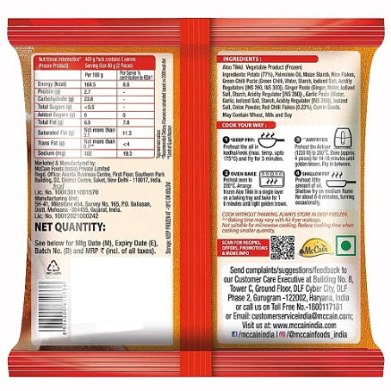 Mccain Aloo Tikki 400 g