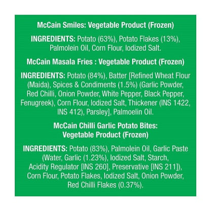 Mccain Variety Pack 550 g