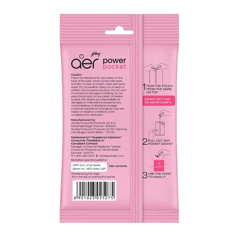 Godrej Aer Power Pocket Fresh Blossom 10 g