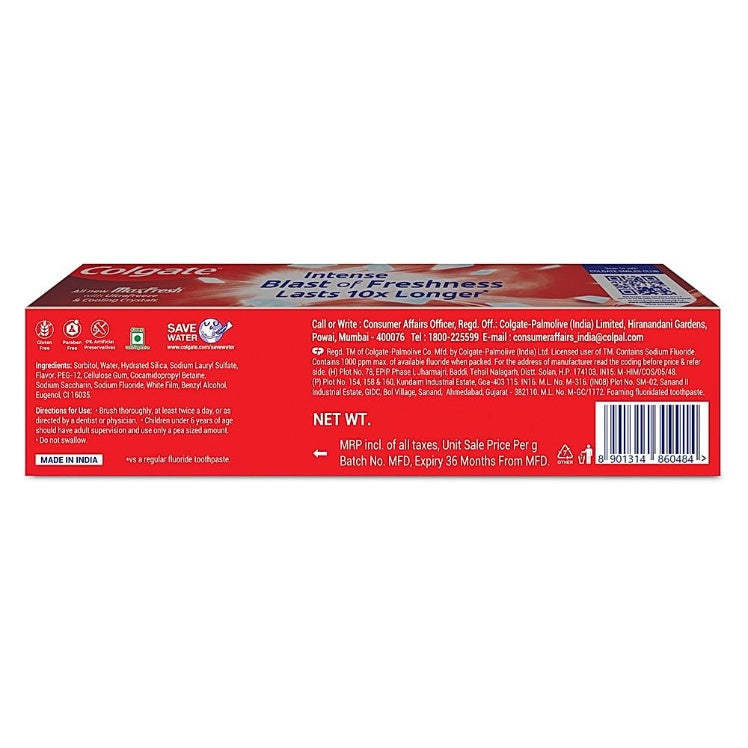 Colgate Maxfresh Red Toothpaste 150 g