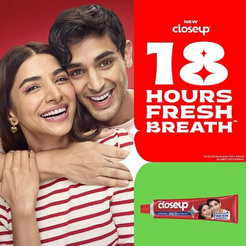 Close Up Everfresh+Anti-Germ Gel Toothpaste Red Hot 2x150 g
