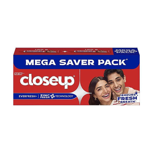 Close Up Everfresh+Anti-Germ Gel Toothpaste Red Hot 2x150 g