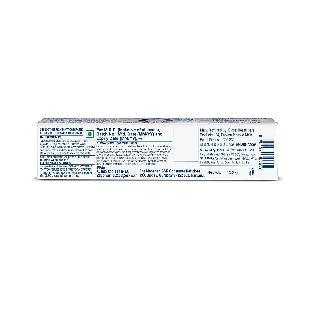 Sensodyne Fresh Mint Toothpaste 150 g