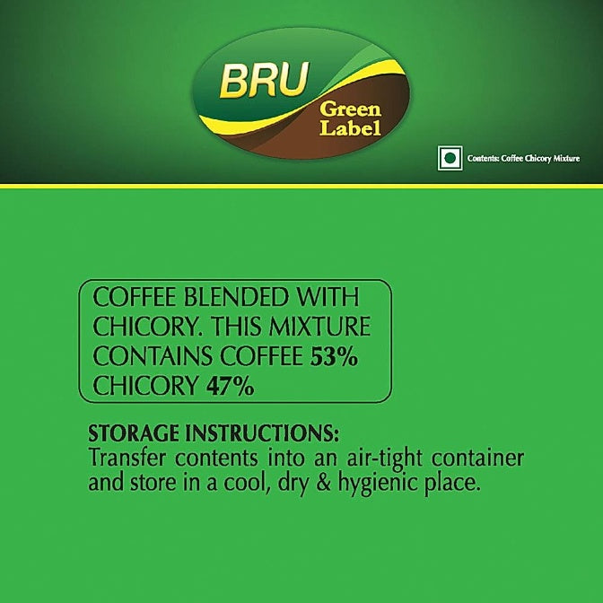 Bru Green Label Filter Coffee 500 g