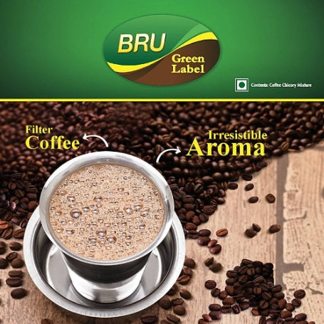 Bru Green Label Filter Coffee 500 g
